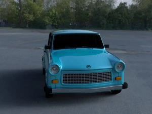 trabant 601 hdri 3D Model