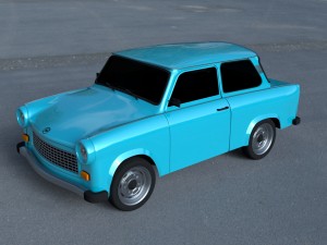trabant 601 hdri Model 3D