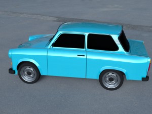 trabant 601 hdri Model 3D