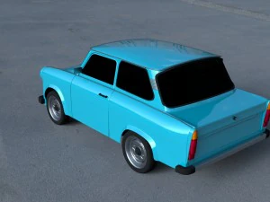 trabant 601 hdri 3D Model