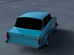 trabant 601 hdri 3D Model