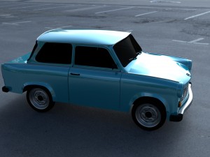 trabant 601 hdri Model 3D