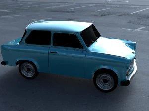 trabant 601 hdri 3D Model