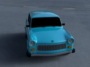 trabant 601 hdri 3D Model