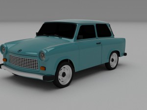 trabant 601 hdri Model 3D