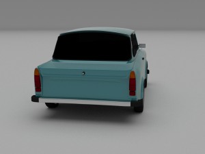 trabant 601 hdri Model 3D