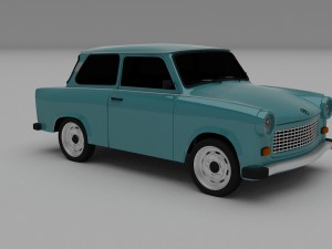 trabant 601 hdri Model 3D