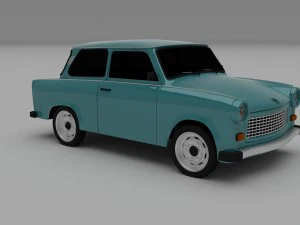 trabant 601 hdri 3D Model