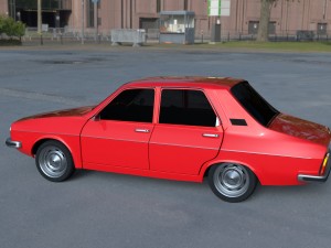 renault 12 - dacia 1300 hdri 3D Model