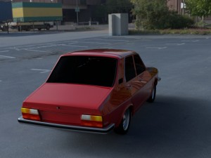 renault 12 - dacia 1300 hdri 3D Model