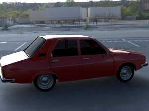 renault 12 - dacia 1300 hdri 3D Model