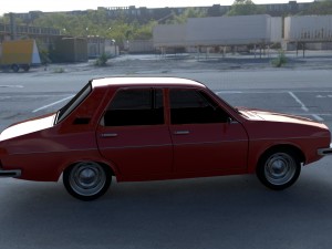 renault 12 - dacia 1300 hdri 3D Model