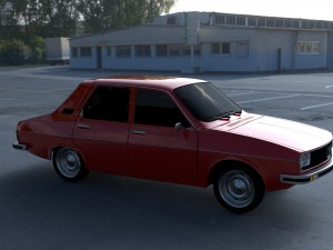 renault 12 - dacia 1300 hdri 3D Model