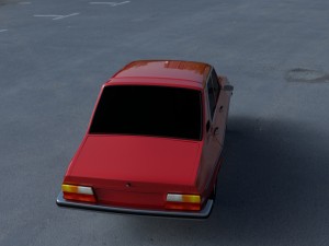 renault 12 - dacia 1300 hdri 3D Model
