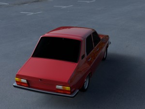 renault 12 - dacia 1300 hdri 3D Model