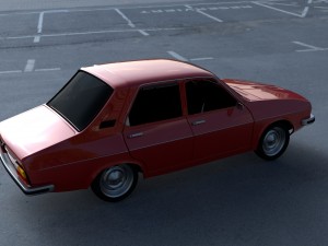 renault 12 - dacia 1300 hdri 3D Model