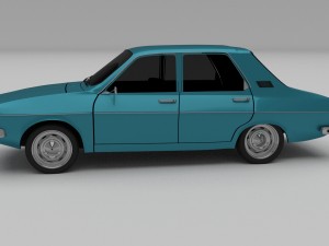 renault 12 - dacia 1300 hdri 3D Model