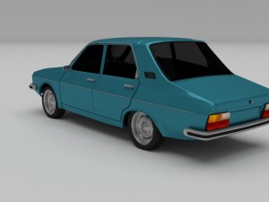 renault 12 - dacia 1300 hdri 3D Model