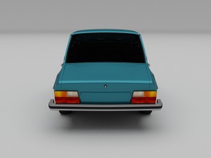 renault 12 - dacia 1300 hdri 3D Model