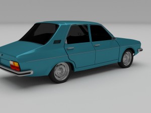 renault 12 - dacia 1300 hdri 3D Model