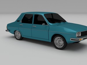 renault 12 - dacia 1300 hdri 3D Model