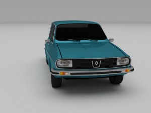 renault 12 - dacia 1300 hdri 3D Model