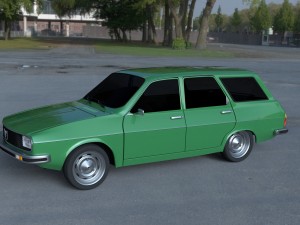 renault 12 - dacia 1300 estate hdri 3D मॉडल
