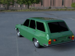 renault 12 - dacia 1300 estate hdri 3D मॉडल