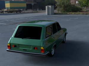 renault 12 - dacia 1300 estate hdri 3D मॉडल