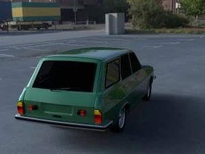 renault 12 - dacia 1300 estate hdri 3D Model