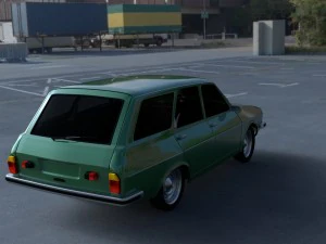 renault 12 - dacia 1300 estate hdri 3D Model