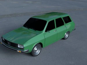 renault 12 - dacia 1300 estate hdri 3D Model