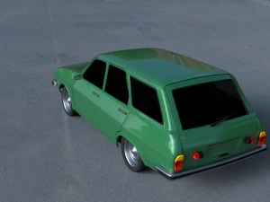 renault 12 - dacia 1300 estate hdri 3D Model