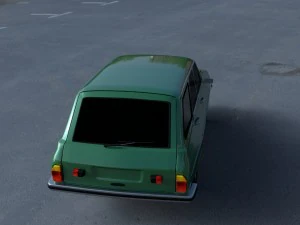 renault 12 - dacia 1300 estate hdri 3D Model