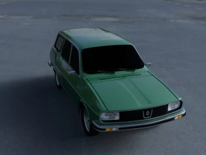 renault 12 - dacia 1300 estate hdri 3D Model