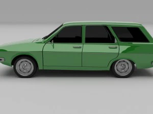 renault 12 - dacia 1300 estate hdri 3D Model