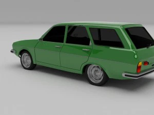 renault 12 - dacia 1300 estate hdri 3D Model