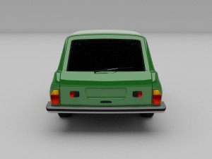 renault 12 - dacia 1300 estate hdri 3D मॉडल
