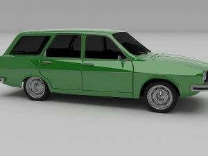 renault 12 - dacia 1300 estate hdri 3D Model