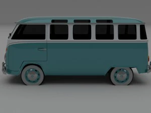 vw bus mk 1 hdri 3D Model