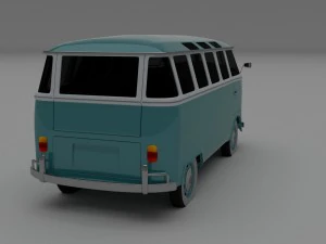 vw bus mk 1 hdri 3D Model
