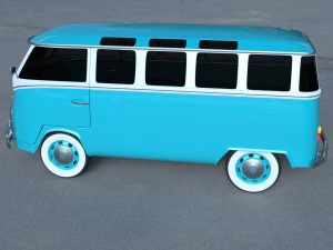 vw bus mk 1 hdri 3D Model