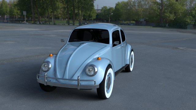 vw beetle hdri Modelo 3D .c4d .max .obj .3ds .fbx .stl .blend 