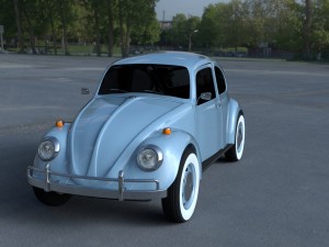 vw beetle hdri 3D Model