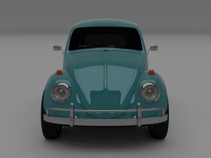 vw beetle hdri Modelo 3D