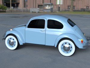 vw beetle hdri Modelo 3D