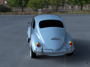 vw beetle hdri Modelo 3D