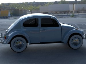vw beetle hdri Modelo 3D