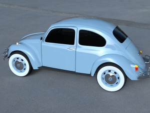 vw beetle hdri Modelo 3D
