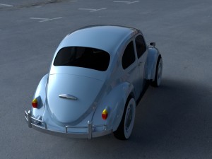 vw beetle hdri Modelo 3D